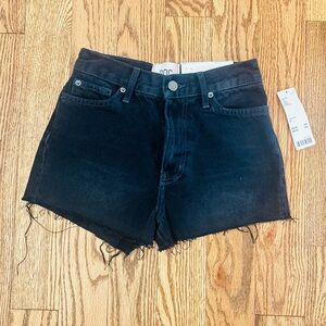 BDG Black Denim Cutoff Shorts